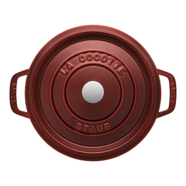 Cocotte en fonte ronde 28cm - Grenadine STAUB – Image 3