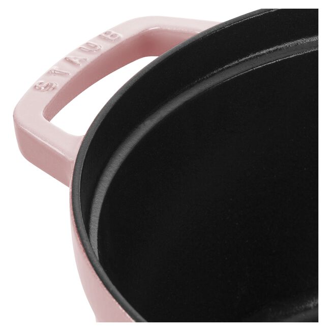 Cocotte en fonte ronde 28cm - Sorbet rose STAUB – Image 4