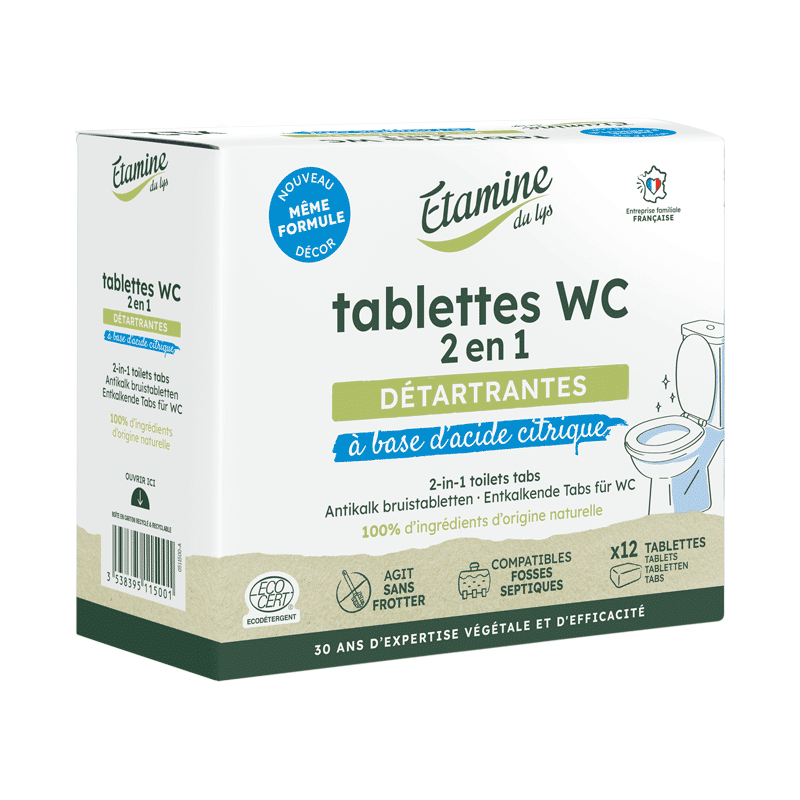 Tablettes WC X12 ÉTAMINE DU LYS