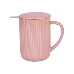 Tisanière en céramique 470ml Tiao - Rose TABLE PASSION