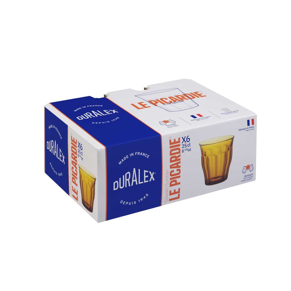 6 Verres à Eau Aras - 305 Ml (30 Cl), Verre Whisky, 9.5 Cm De Haut