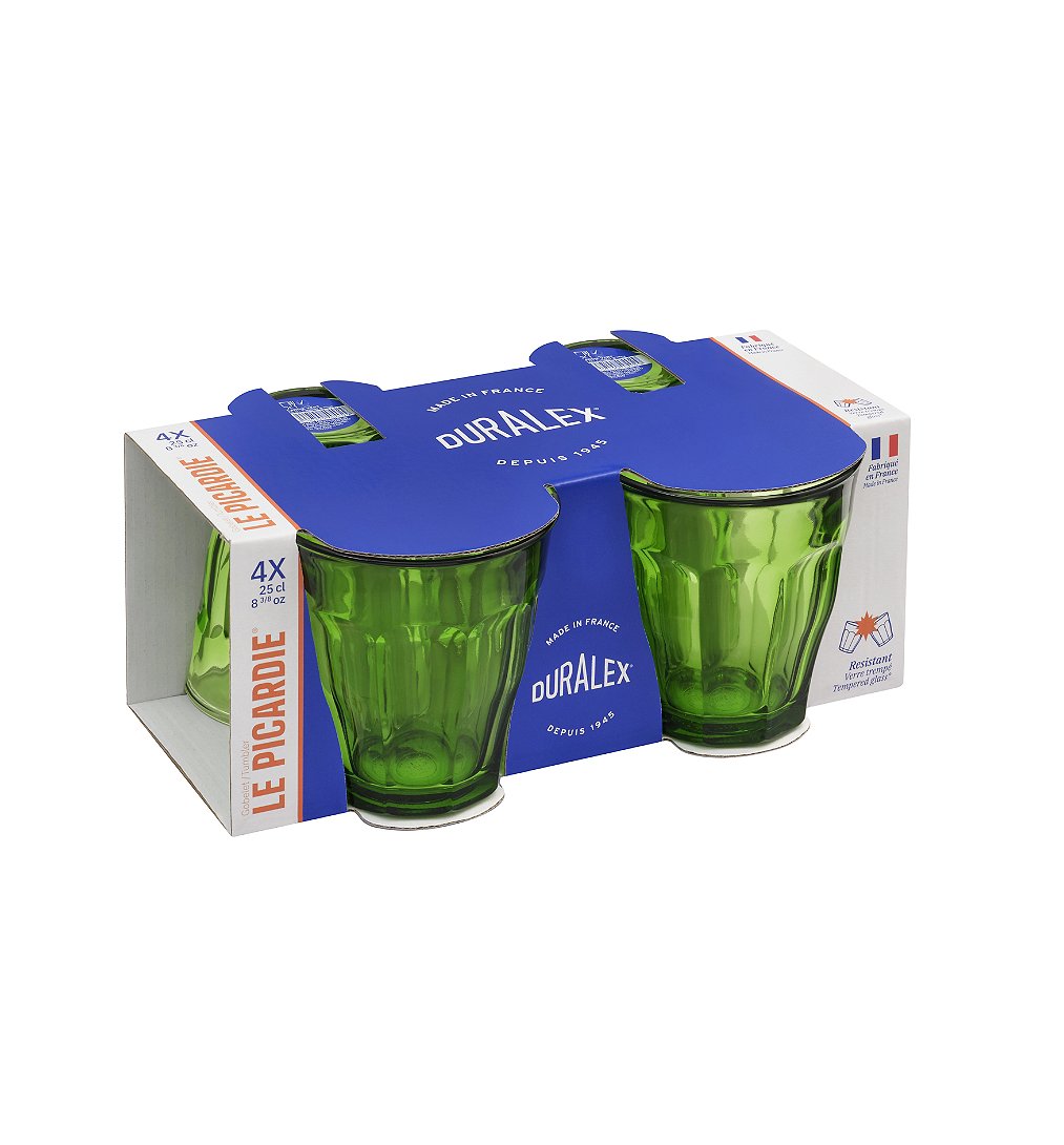 Verre 25cl Le Picardie - Vert X4 DURALEX – Image 3