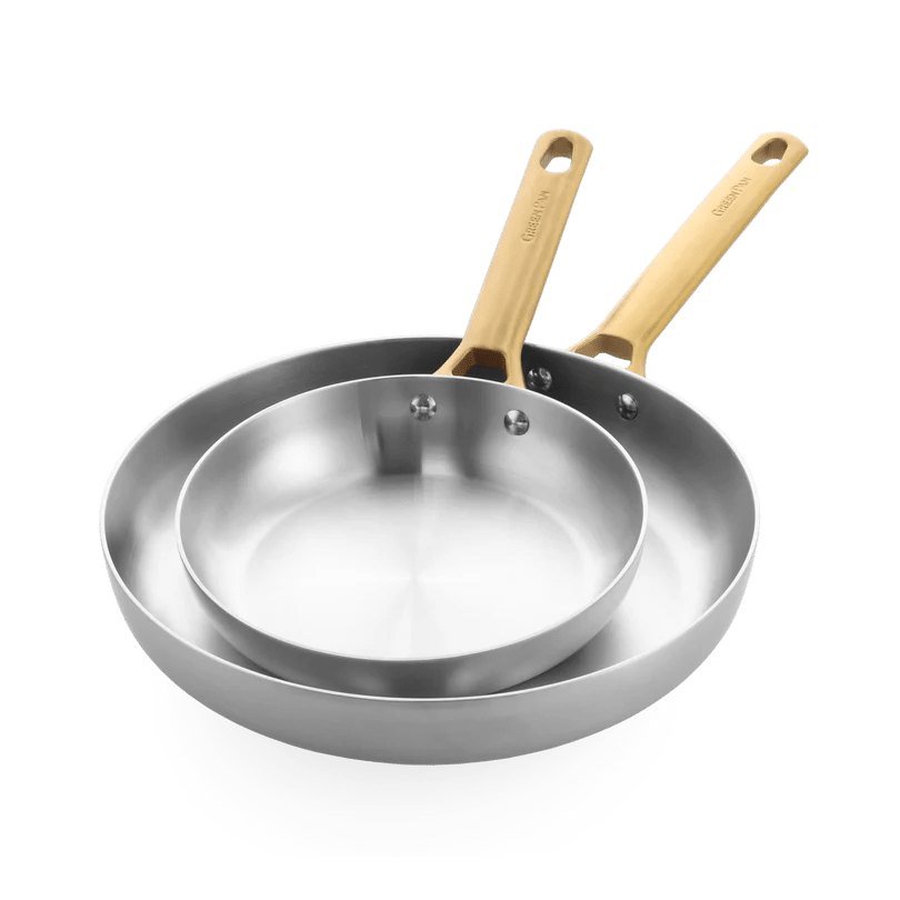 Set 2 Poêles inox Padova Reserve GREENPAN
