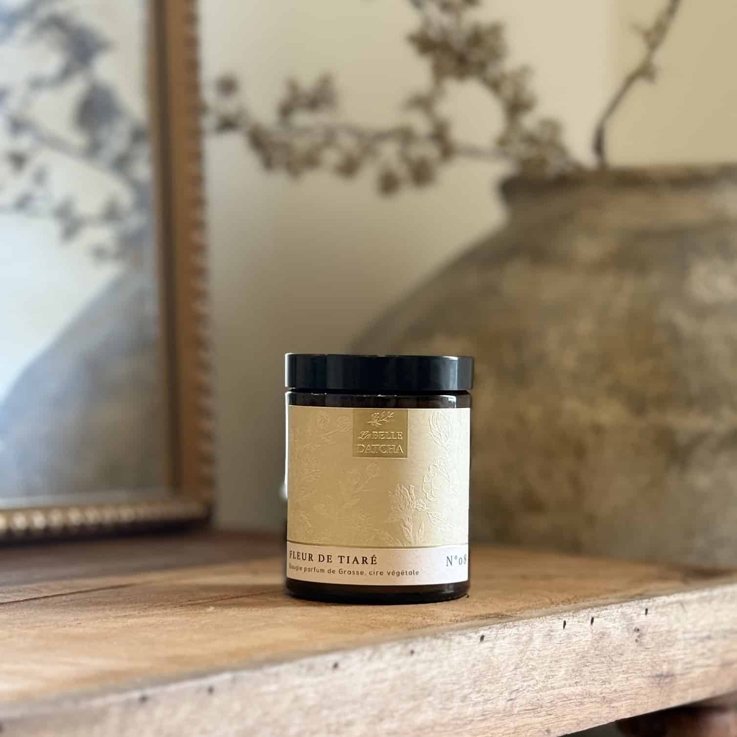 Bougie végétale parfumée - Fleur de tiaré 160g LA BELLE DATCHA