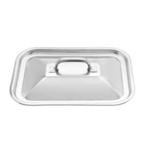 Couvercle pour plat à four rectangulaire Inox STEEL PAN