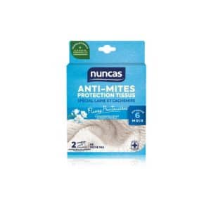 Feuilles anti-mites pour armoires X2 NUNCAS - Fleurs printanières