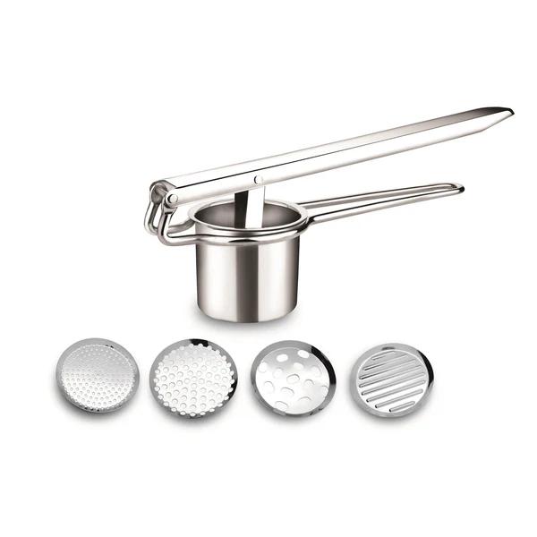 Presse purée 4 filtres - Inox IDEALE