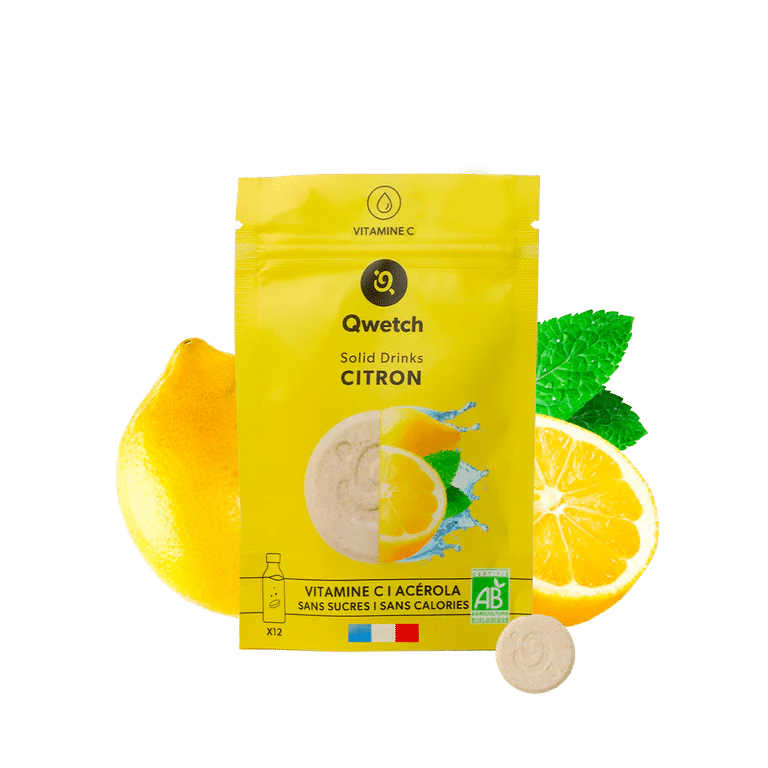 Pastilles d'hydratation vitaminées - Solid Drinks QWETCH