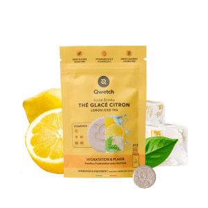 Pastilles d'hydratation vitaminées - Solid Drinks QWETCH - Thé glacé - Citron