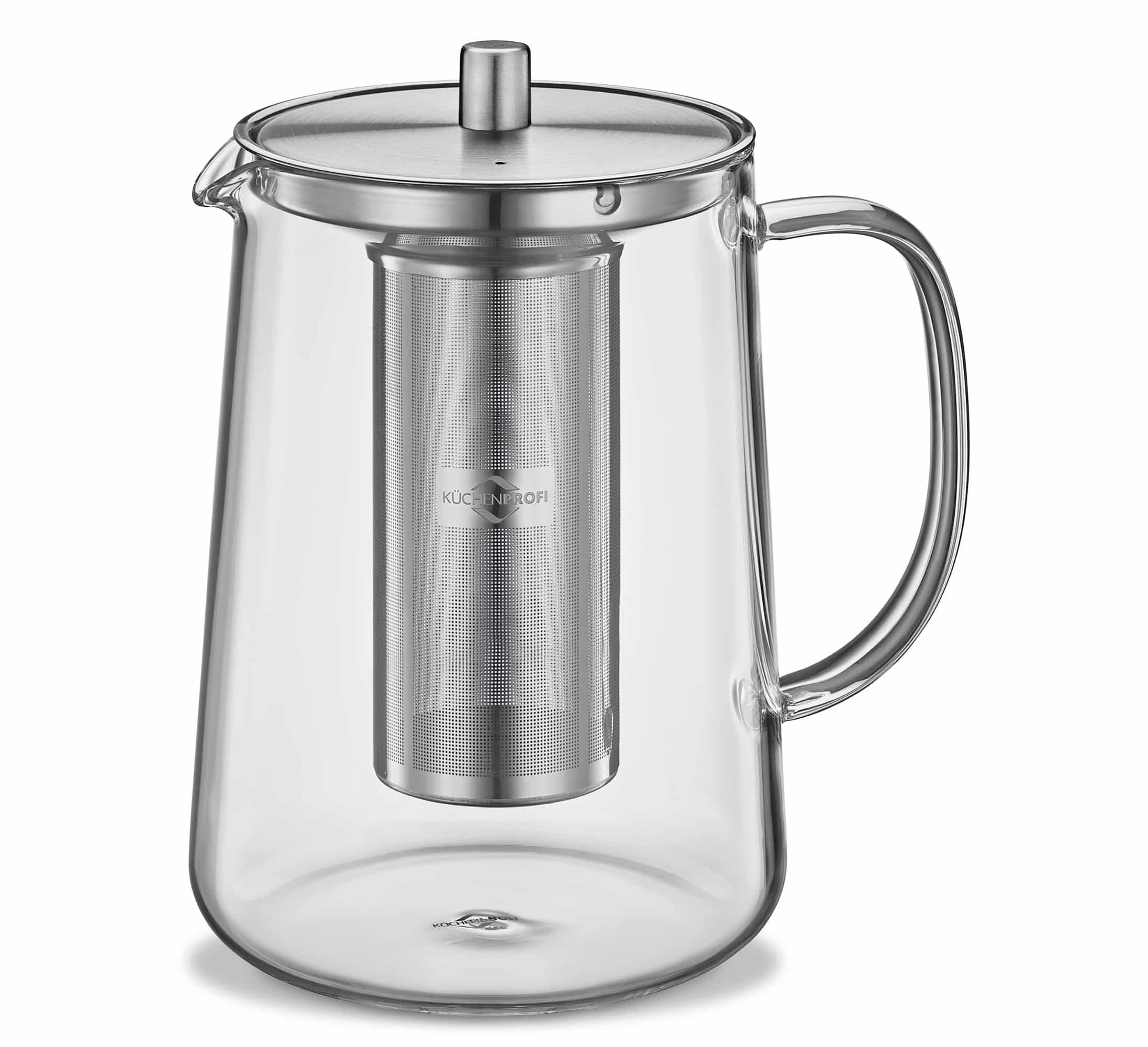 Théière en verre Assam - Transparent KUCHENPROFI