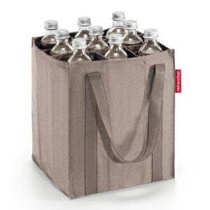 Sac à bouteille Bottlebag REISENTHEL - Herringbone - Mokka