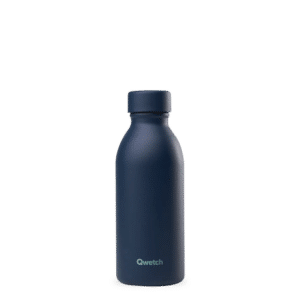 Bouteille isotherme Icon 500ml QWETCH - Bleu nuit