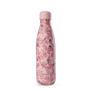 Bouteille isotherme Originals - 500ml QWETCH - Flowers - Rose pastel