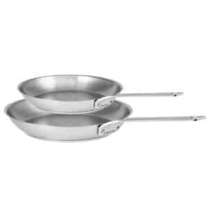 Set de 2 poêles inox - 1826 CRISTEL
