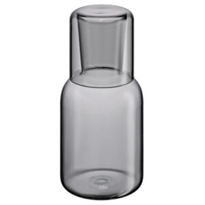 Carafe en verre 750ml - Lorenzo CILIO - Gris