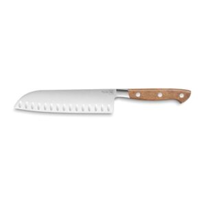 Couteau Santoku - Georges - TB - Bois - Noyer