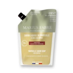 Savon liquide de Marseille 1L MARIUS FABRE - Grenade & Fleur de cerisier