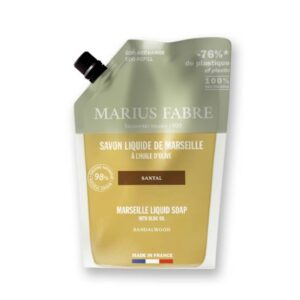 Savon liquide de Marseille 1L MARIUS FABRE - Santal