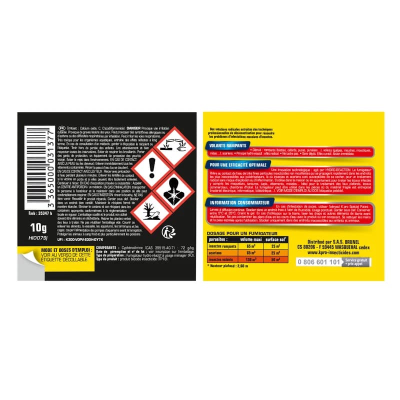 Fumigateur Tous insectes 10g K.PRO – Image 3