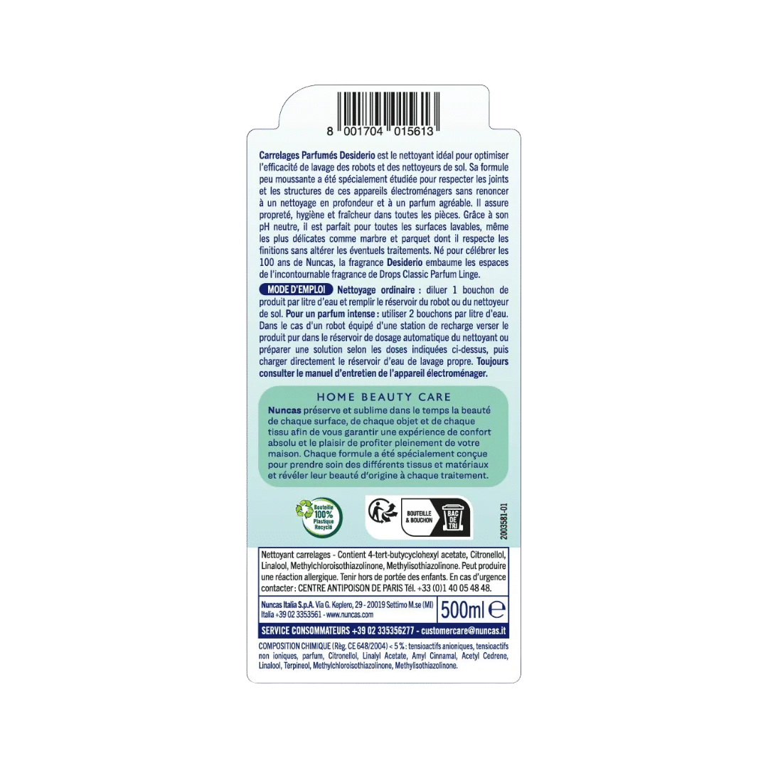 Nettoyant parfumé spécial robots 500ml NUNCAS – Image 2