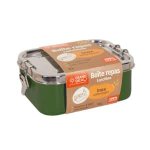 Boîte repas inox GRAND BEAU - Vert