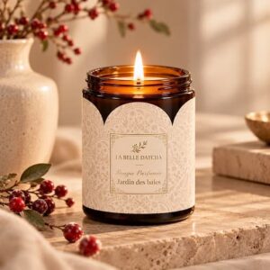 Bougie végétale parfumée - Jardin des baies LA BELLE DATCHA