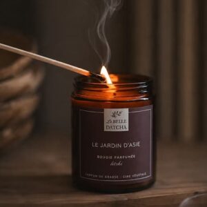 Bougie végétale parfumée - Jardin d'Asie LA BELLE DATCHA