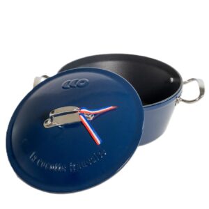 Cocotte en fonte ronde 26cm LA COCOTTE FRANÇAISE - Bleu