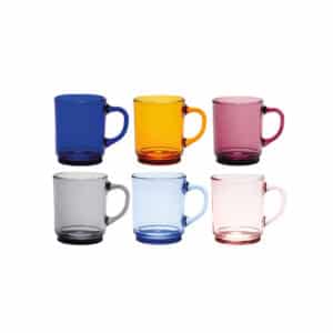 6 Mugs 25cl panachés - Versailles DURALEX