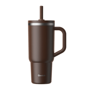 Travel Cup isotherme - Bouchon étanche QWETCH - Chocolat